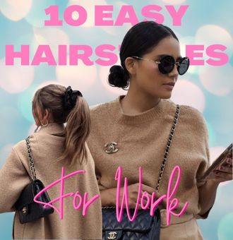 10 Easy Hairstyles For Work To Slay Your Shift