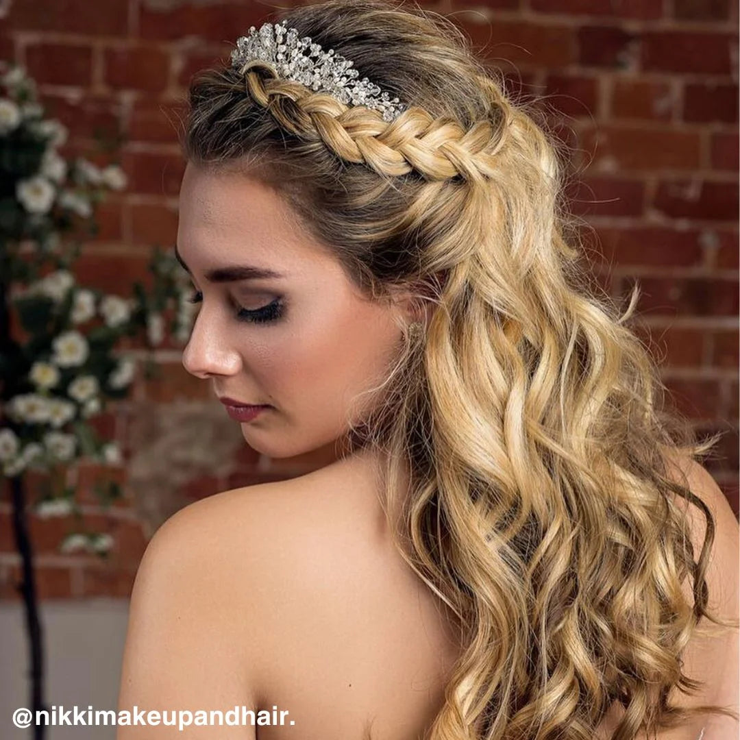 Bridal Hair With Tiara Hairstyles 20 Collection Of Long Curly