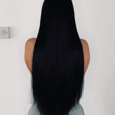 jet black remy royale hair weft extensions