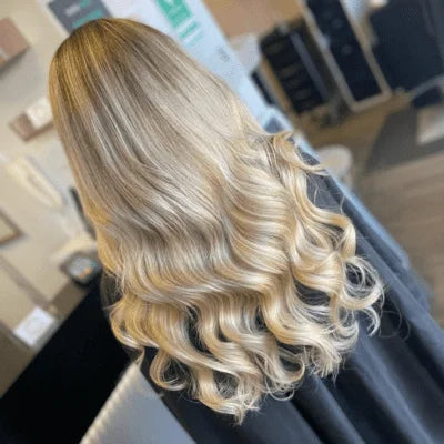 natural sandy blonde remy royale hair weft extensions