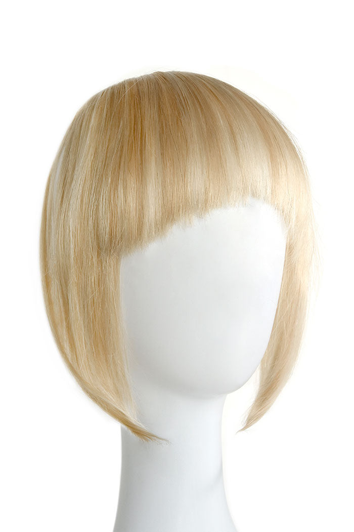 Frange / Frange de cheveux humains à clipser - Barbie Blonde (#16/60)