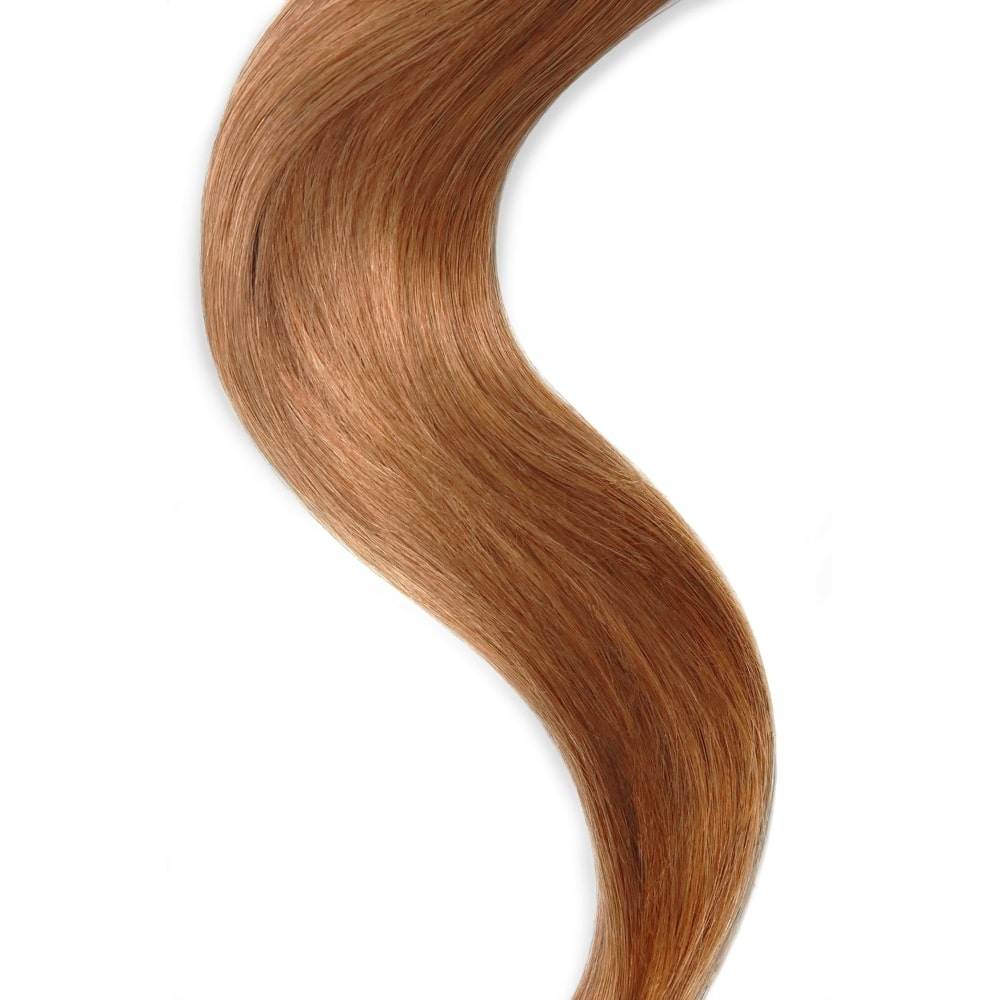 Tape in Remy Human Hair Extensions Light Auburn (#30)