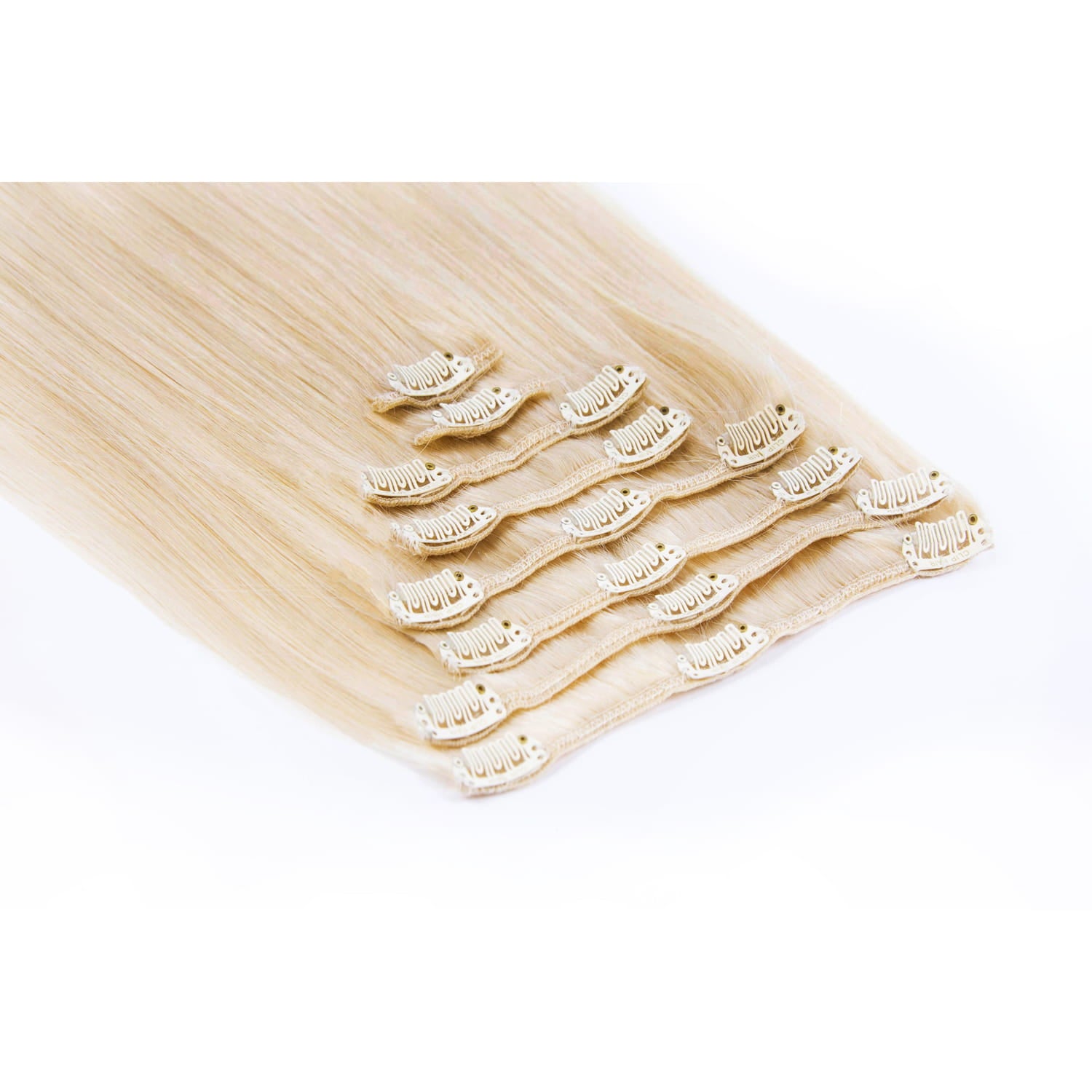 Bleach Blonde Full Head Clip In Extensions | Cliphair US