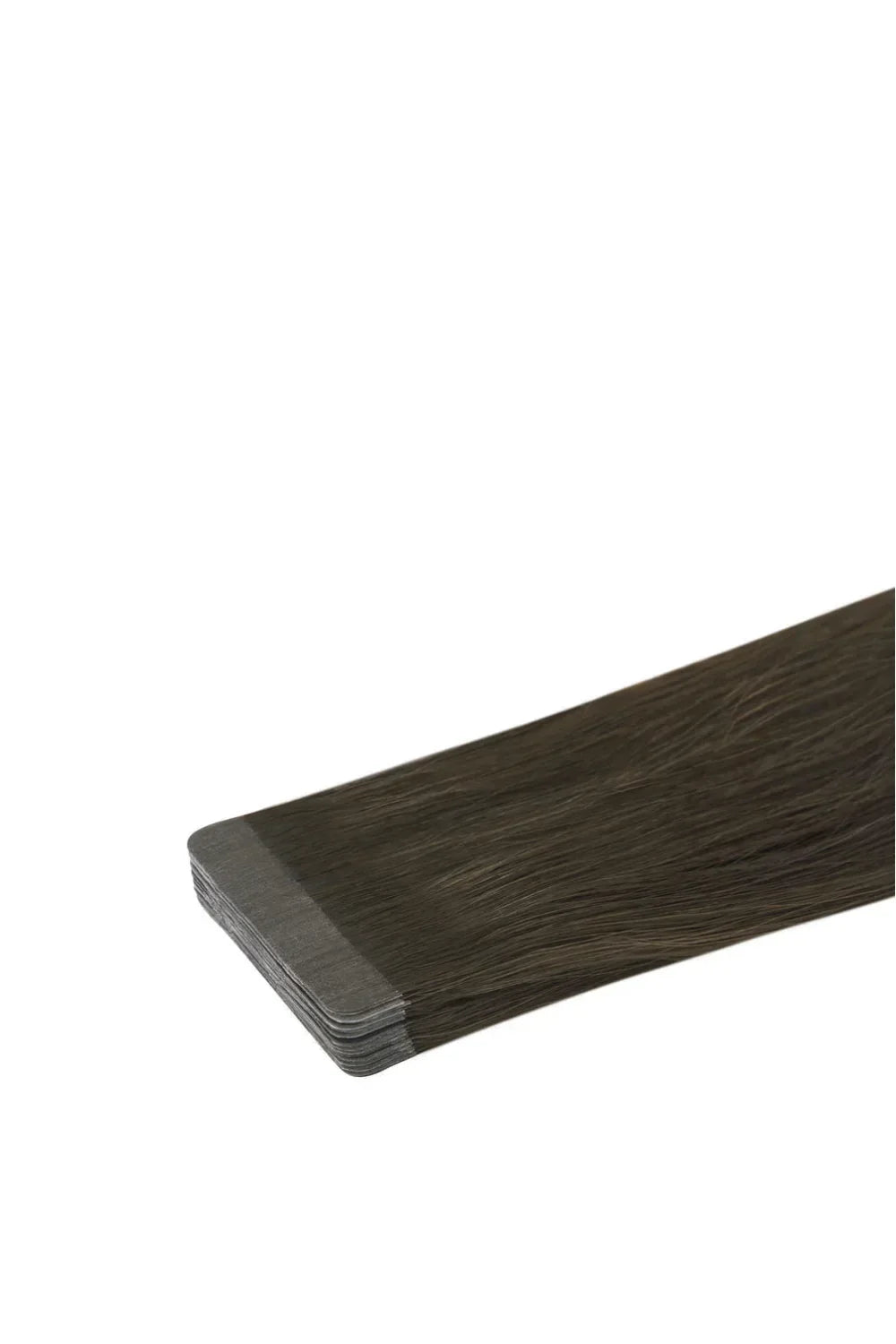 Dark Brown Remy Royale Tape In Hair Extensions: attachment method