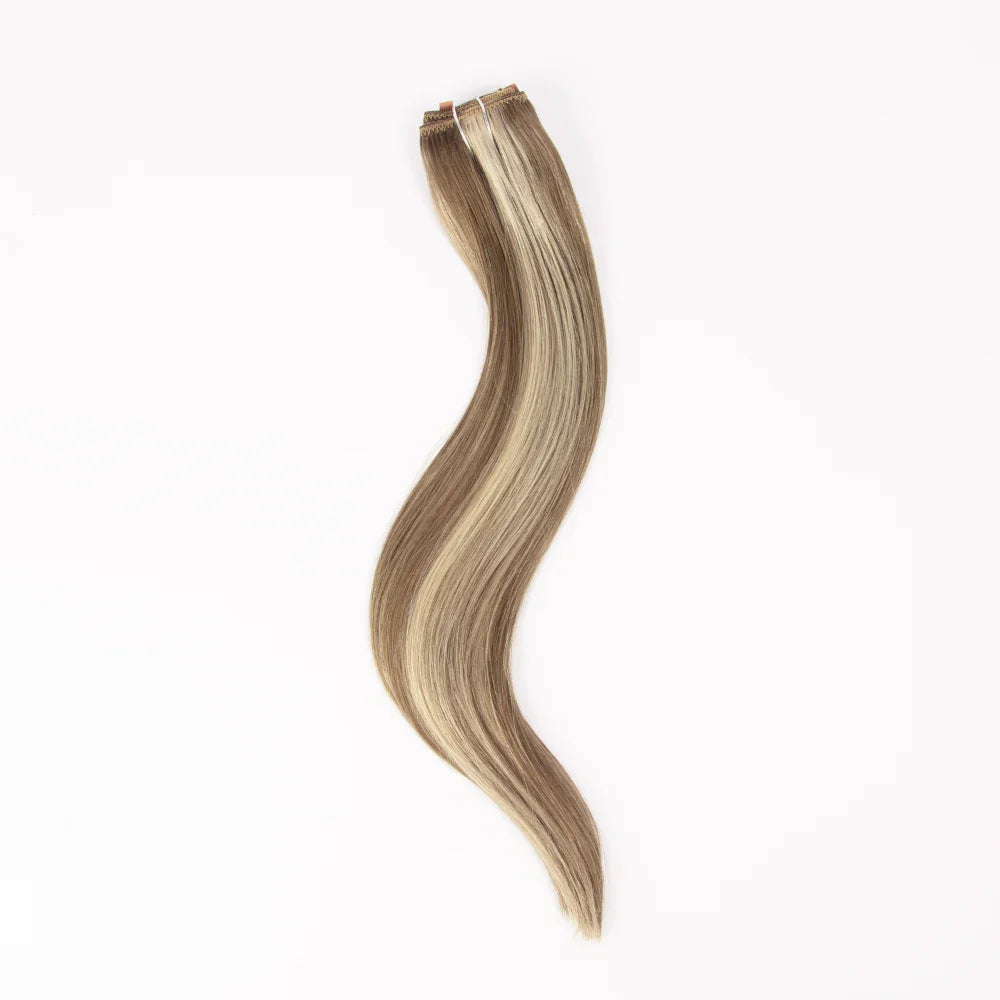 Iced Cappuccino Clip In Volumizer Hair Extensions