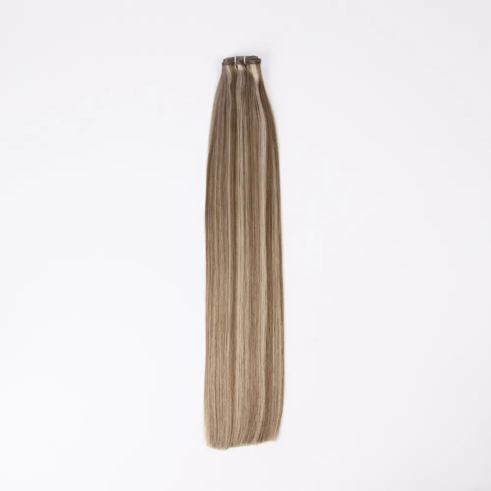 Iced Cappuccino Flat Weft Hair Extensions
