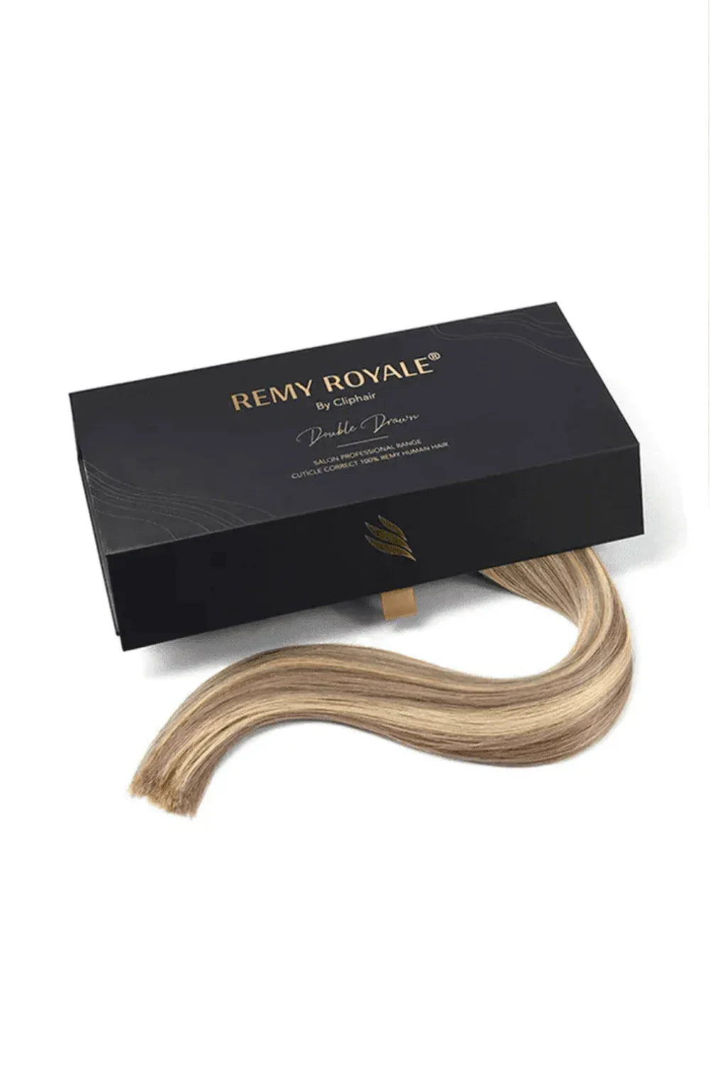 Iced Cappuccino Nano Ring Hair Extensions: Extension and box