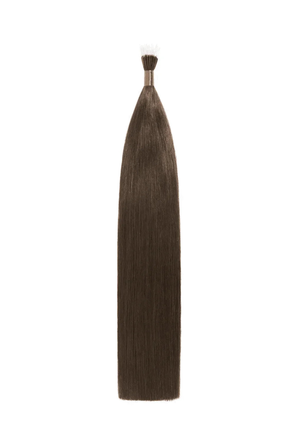 Medium Brown Nano Bonds Hair Extensions: Full Extension