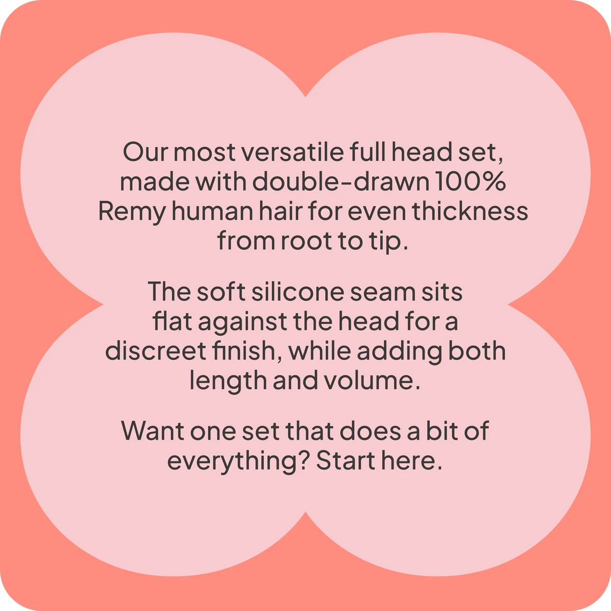 Remy Royale Seamless Clip ins infographic