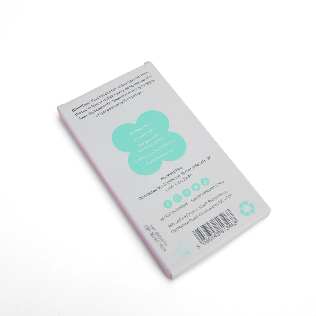 Replacement Tape Tab Pack for Tape In Extensions - back