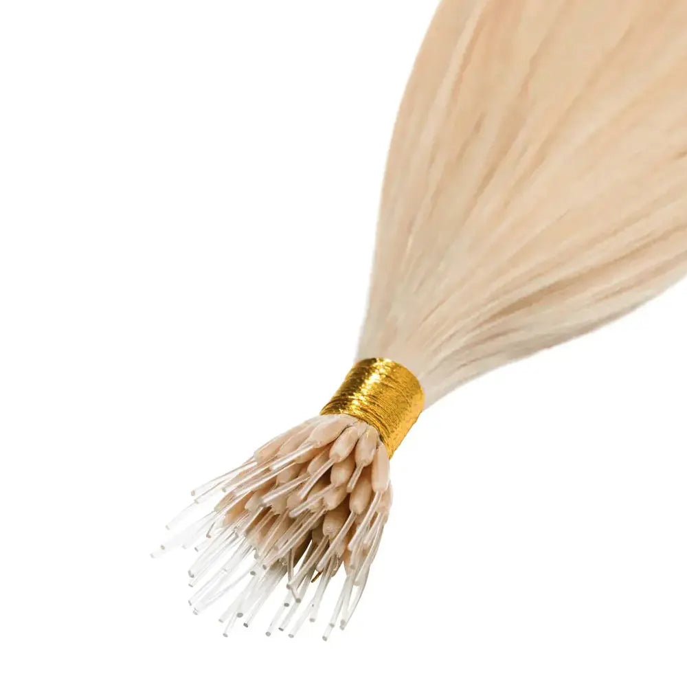 Light Ash Blonde (#22) Remy Royale Nano Bond Hair Extensions