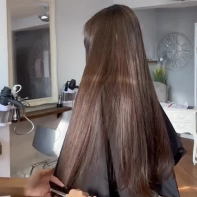 Medium Brown #4 Nano Ring Hair Extension Influencer Video