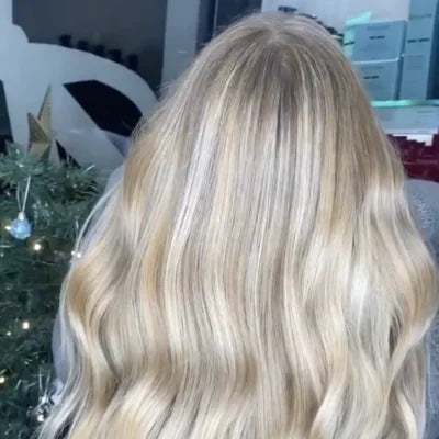 Dirty Blonde #9/613 Tape In Hair Extensions Influencer Video