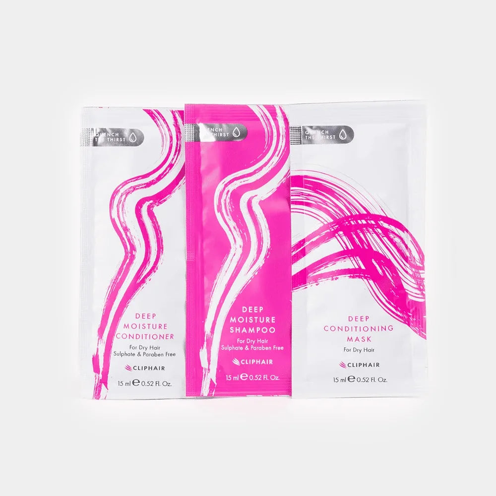 Quench The Thirst Hair Hydration Sachets Bundle Content