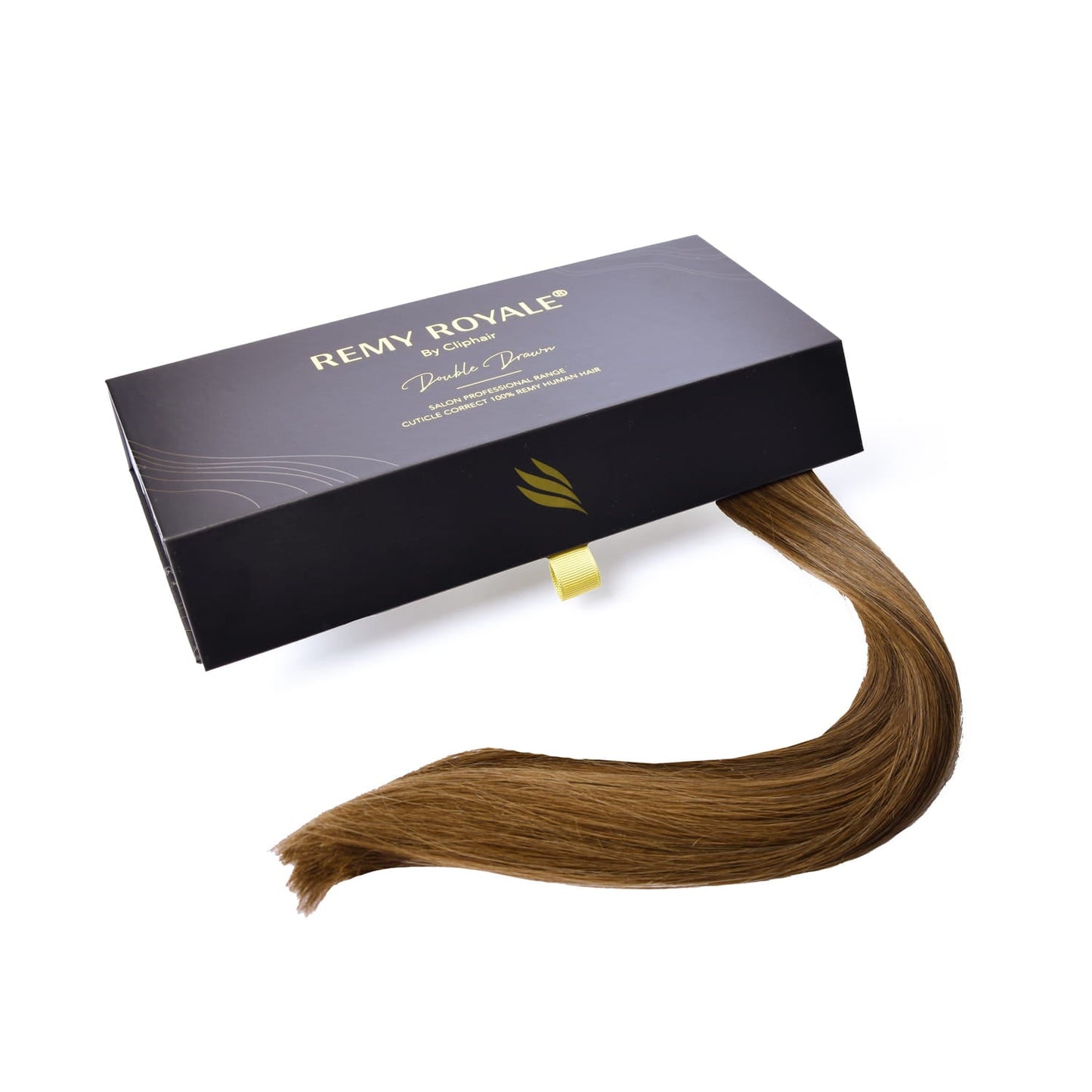 Toasted Chestnut Melt Nano Ring Hair Extensions: extension and box