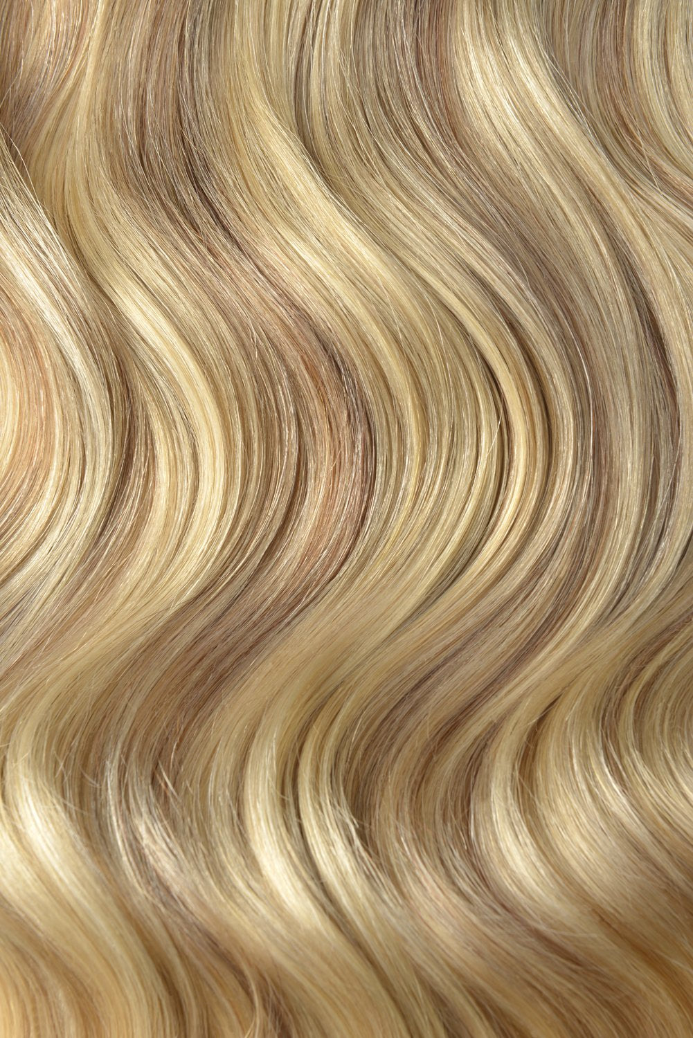 Double Wefted Full Head Remy Clip in Human Hair Extensions - Iced Cappuccino (#14/22)