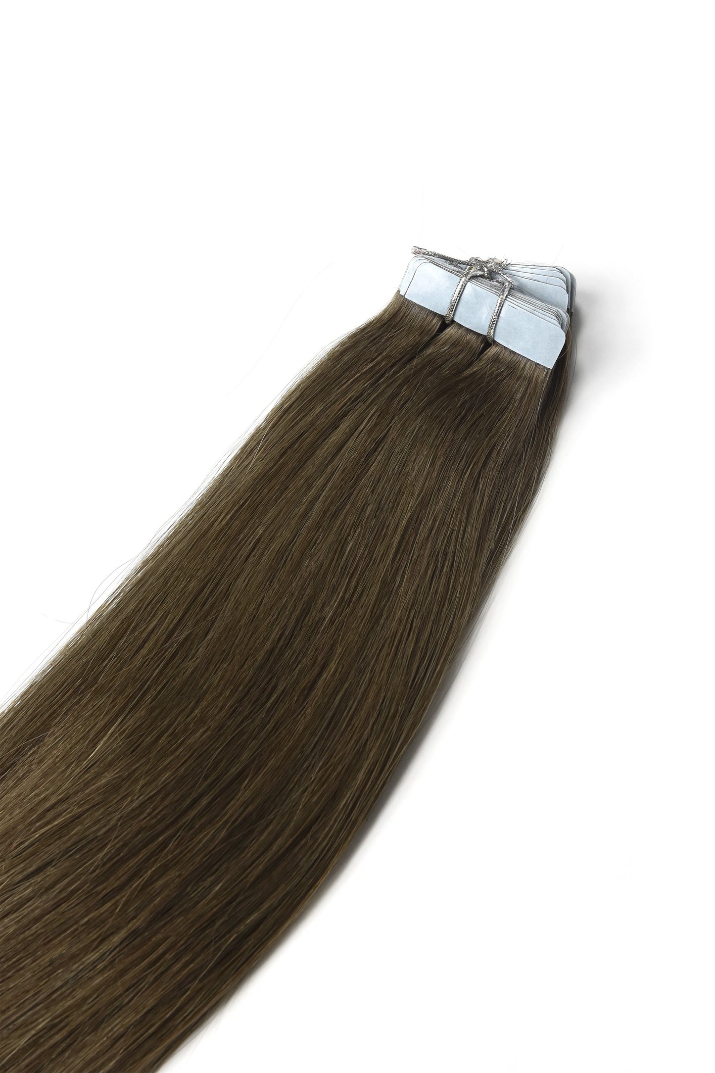 Tape in Remy Human Hair Extensions - Ash Brown (#9)