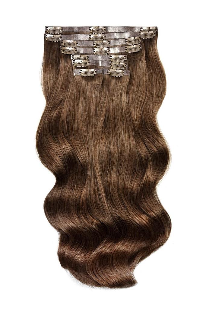 Remy Royale Seamless Clip ins - Light Brown (#6)