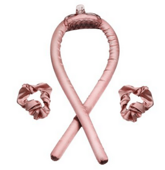 Heatless hair curling ribbon