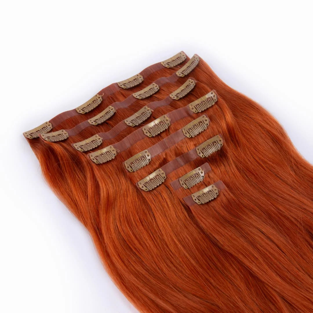 Seamless Clip In Hair Extensions: Double Drawn