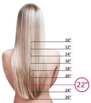 22 Inch Clip In Hair Extensions