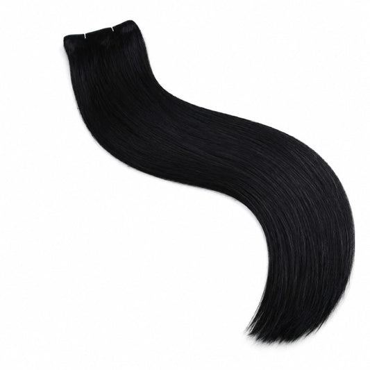 Remy Royale Tape Weft Hair Extensions - Jet Black (#1)