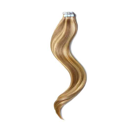 Tape In Remy Human Hair Extensions Butterscotch Blonde (#10/16)
