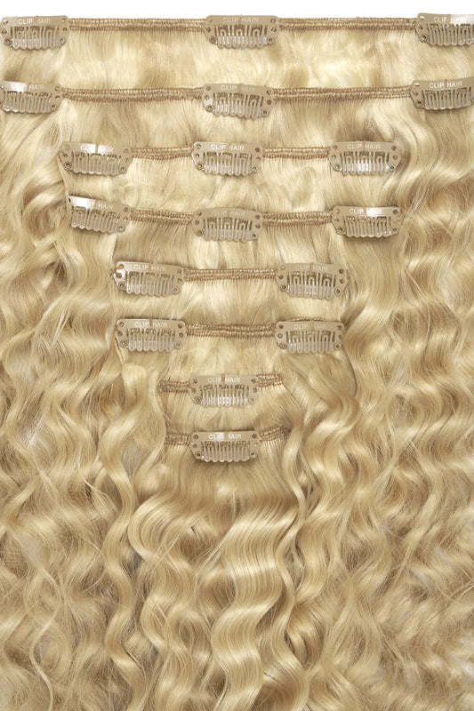 barbie blonde #16/60 curly hair extension attachment