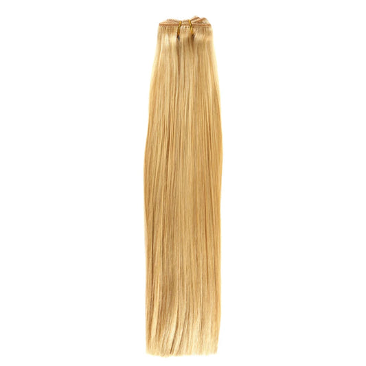 Remy Royale Double Drawn Human Hair Weft Weave Extensions – Lys Gylden Blond (#16)