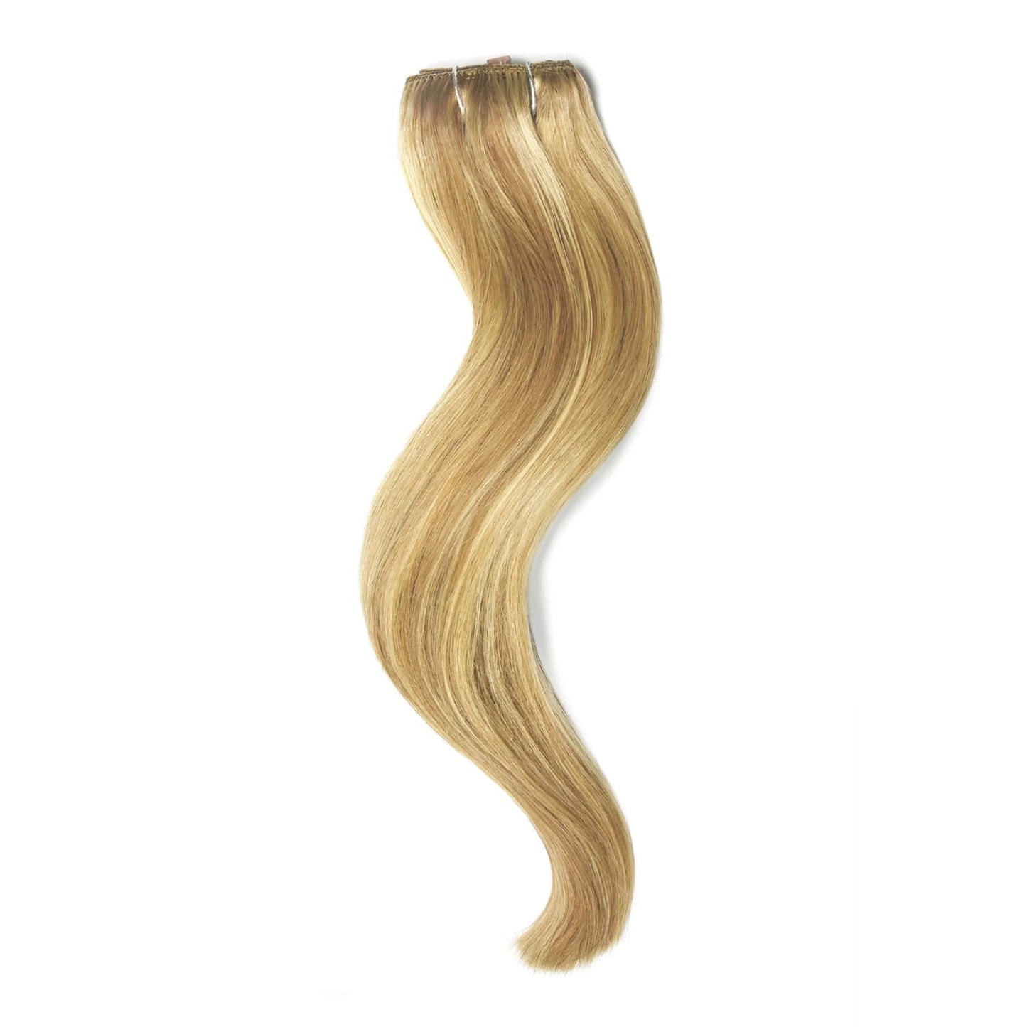 Biscuit Blondey (#18/613) Quad Weft Hair Extensions: full extension