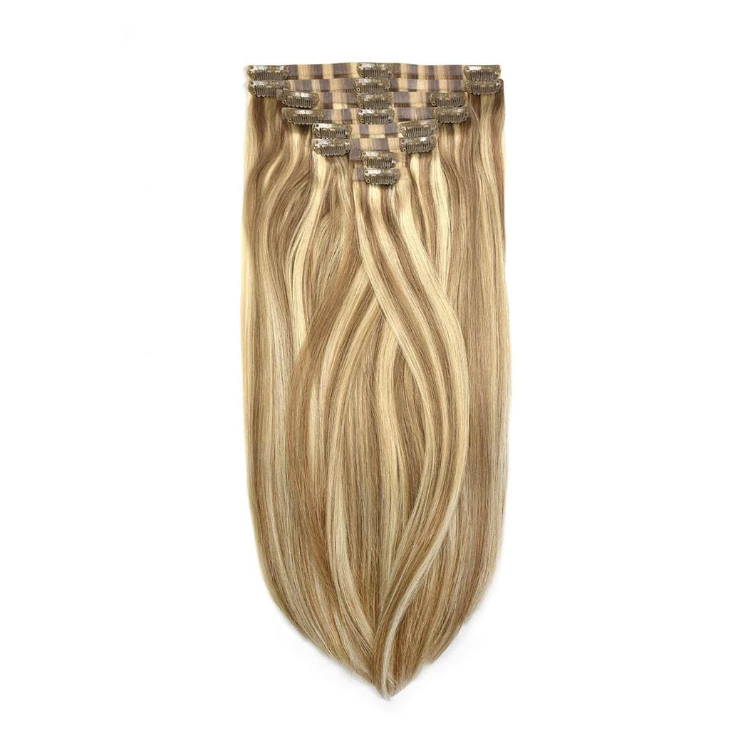 Biscuit Blondey (#18/613) Seamless Hair Extensions: full extension