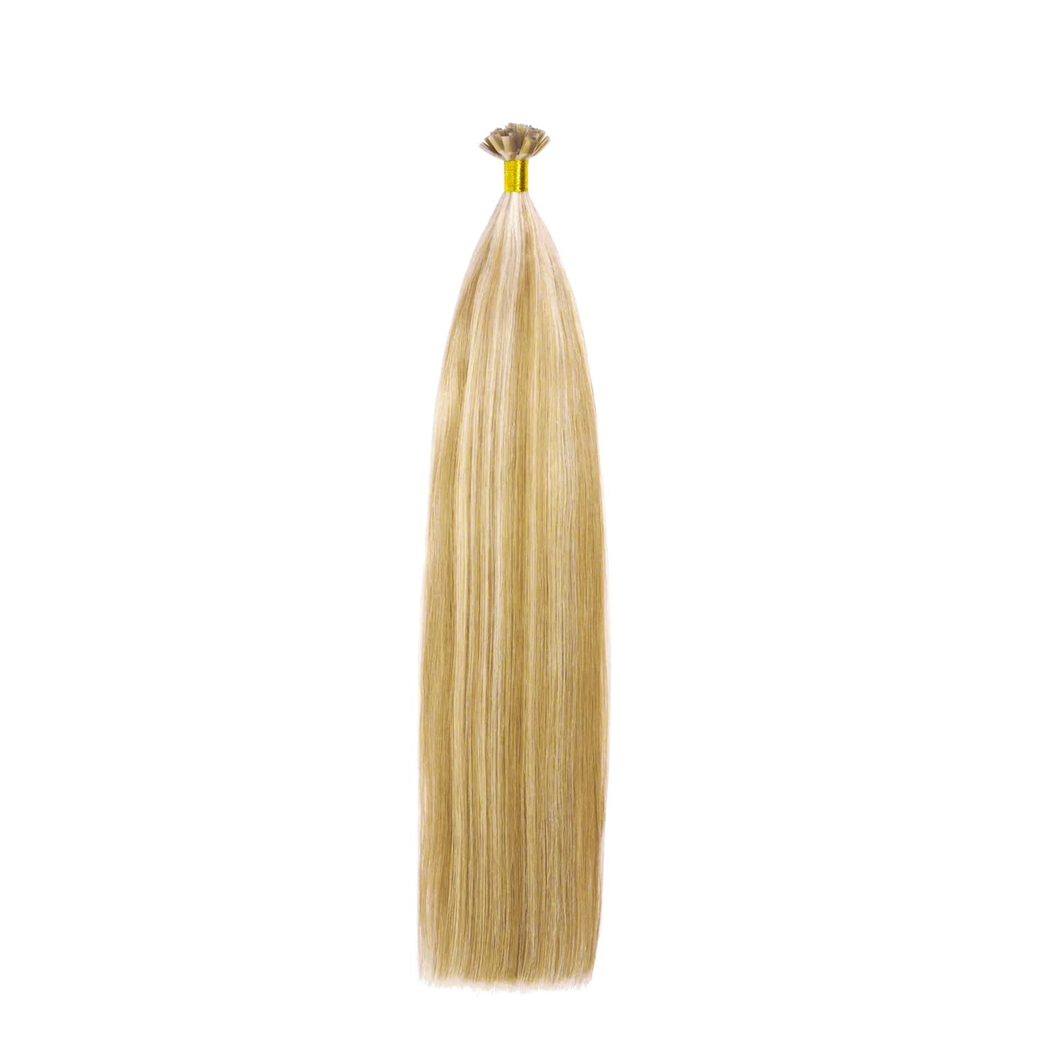 Biscuit Blondey (#18/613) Remy Royale Flat Tip Hair Extensions: full extension