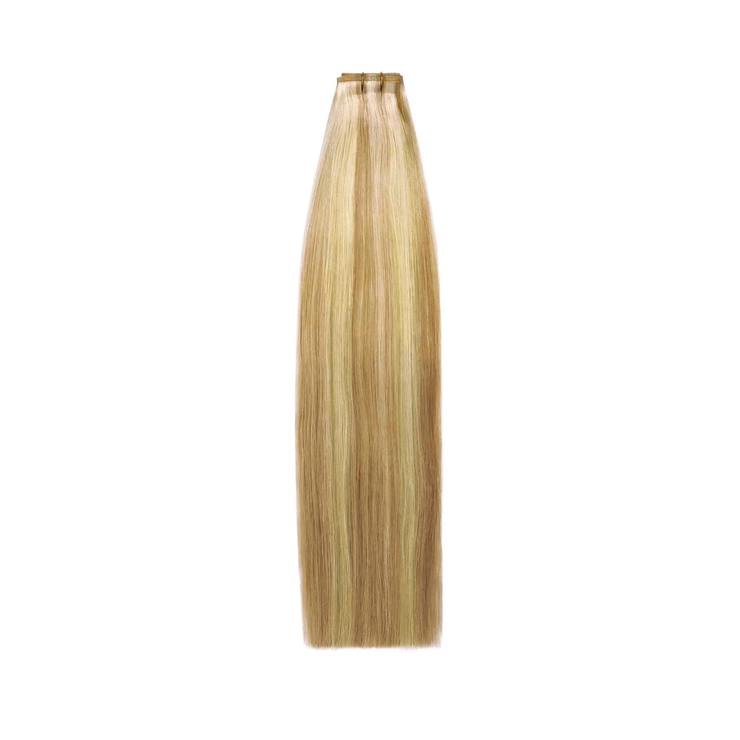 Biscuit Blondey (#18/613) Remy Royale Flat Weft Hair Extensions: full extension