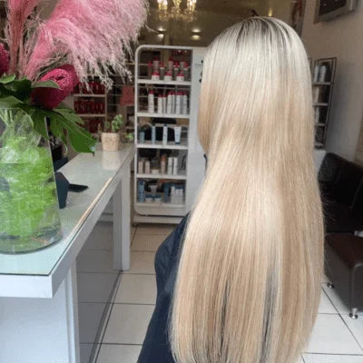 biscuit blondey remy royale hair weft extensions