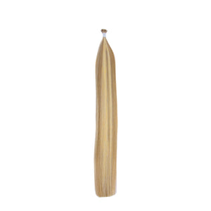 Biscuit Blondey (#18/613) Remy royale I-Tip Hair Extensions: full extension