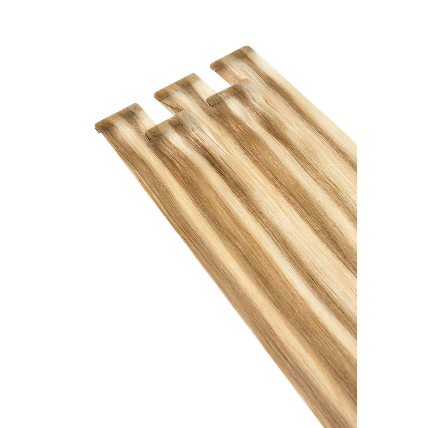 Biscuit Blondey (#18/613) Remy Royale Invisible Tape In Hair Extensions: extension attachment method