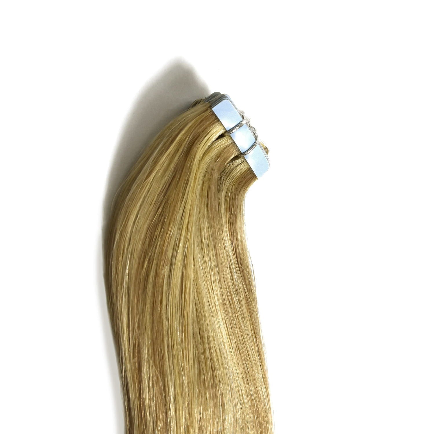 Biscuit Blondey (#18/613) Tape In Hair Extensions: extension attachment method