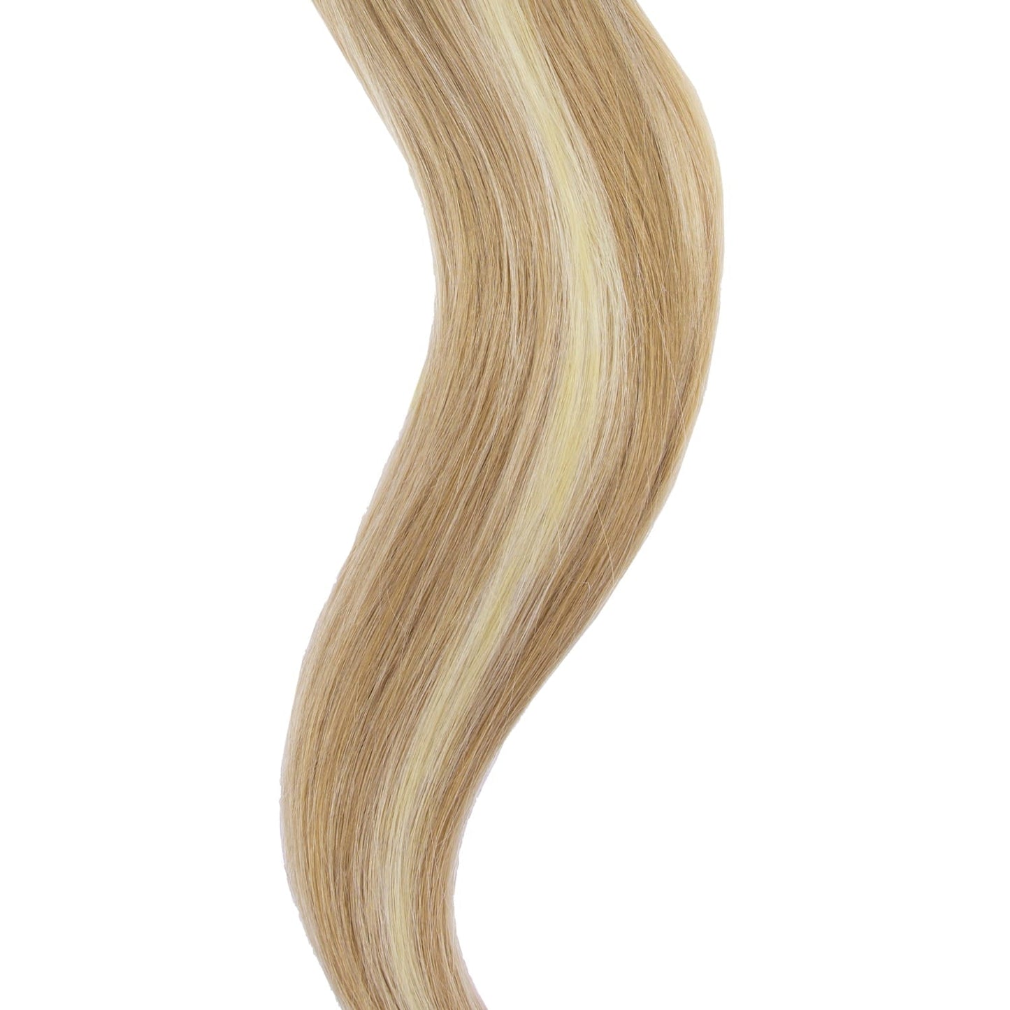 Biscuit Blondey (#18/613) Tape In Hair Extensions: extension close up
