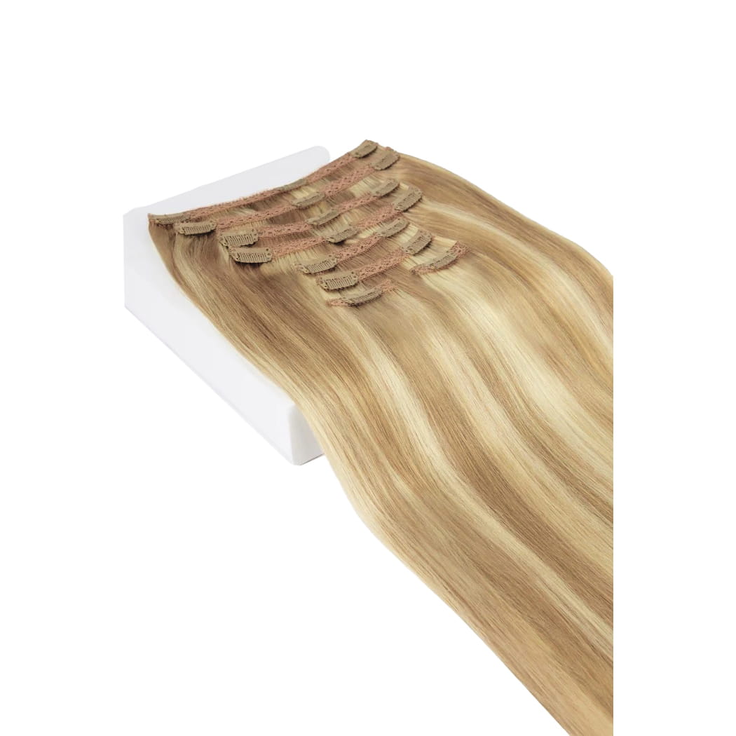 Biscuit Blondey (#18/613) Ultra-Volume Hair Extensions: full extension