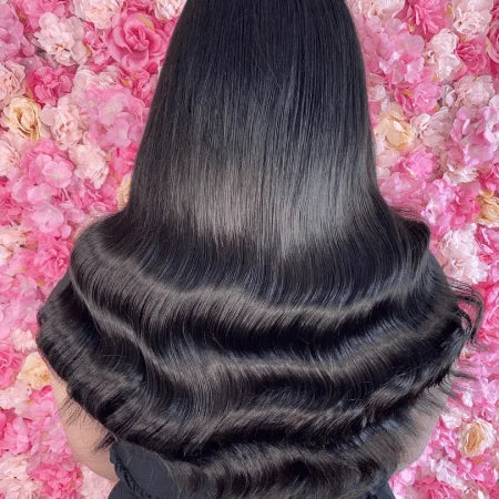 natural black remy royale hair weft extensions