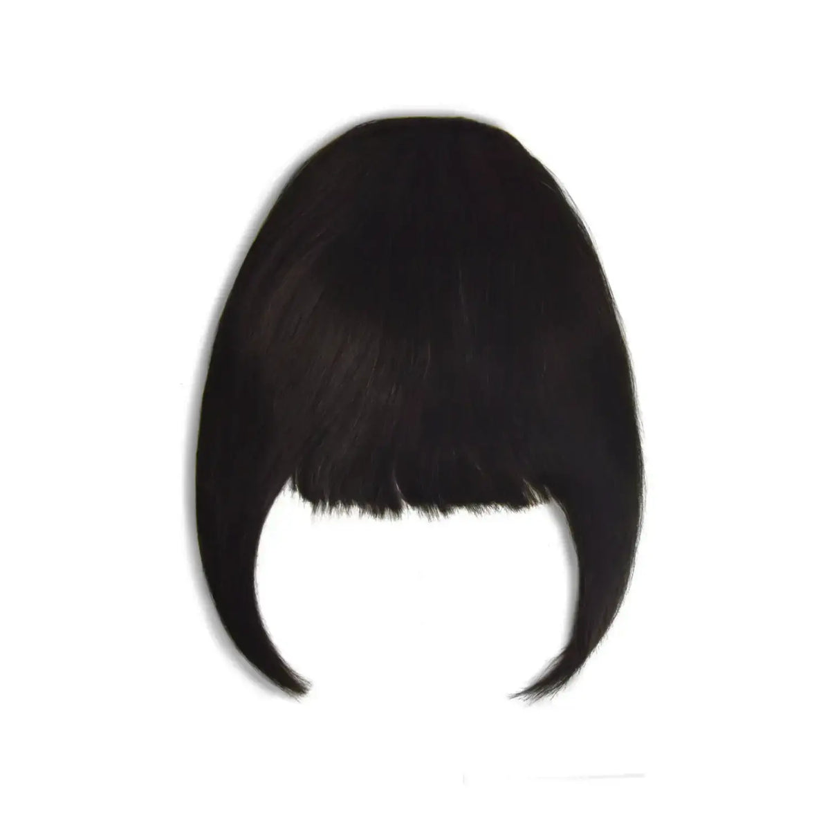 Darkest Brown Clip In Fringe (#2)