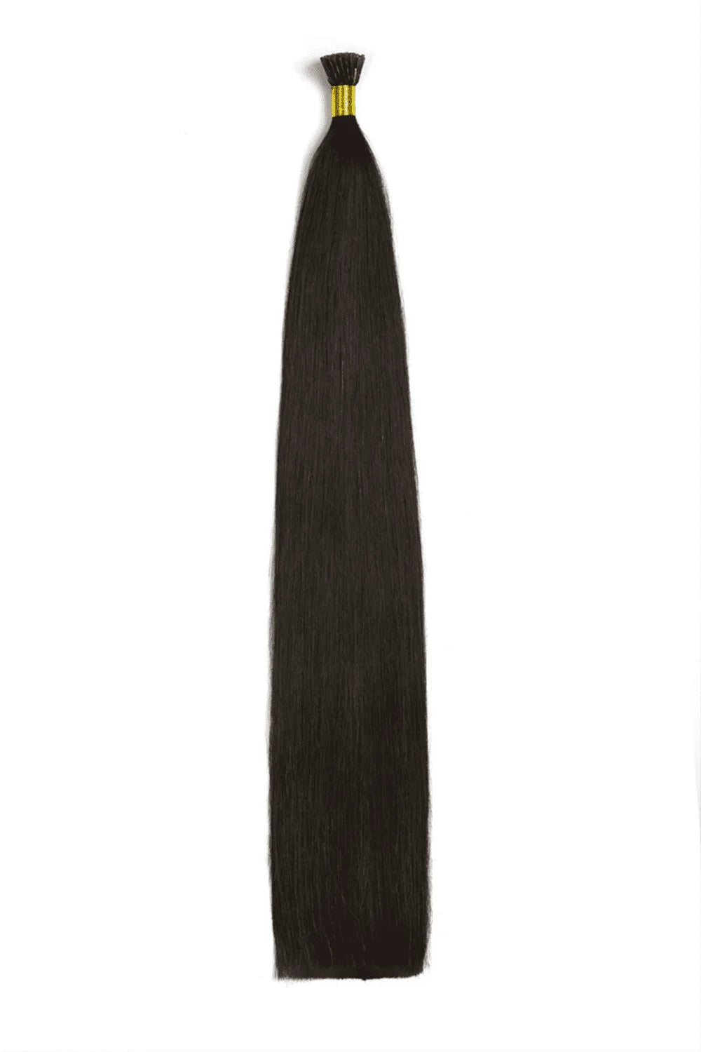 darkest brown #2 remy royale i-tip hair extension