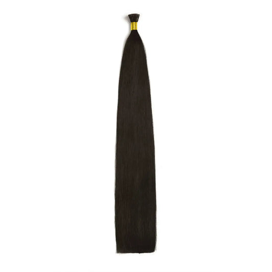 Mørkeste brune (#2) Remy Royal I-Tips Hair Extensions