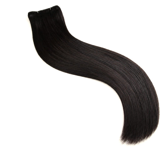 Remy Royale Tape Weft Hair Extensions - Darkest Brown (#2)