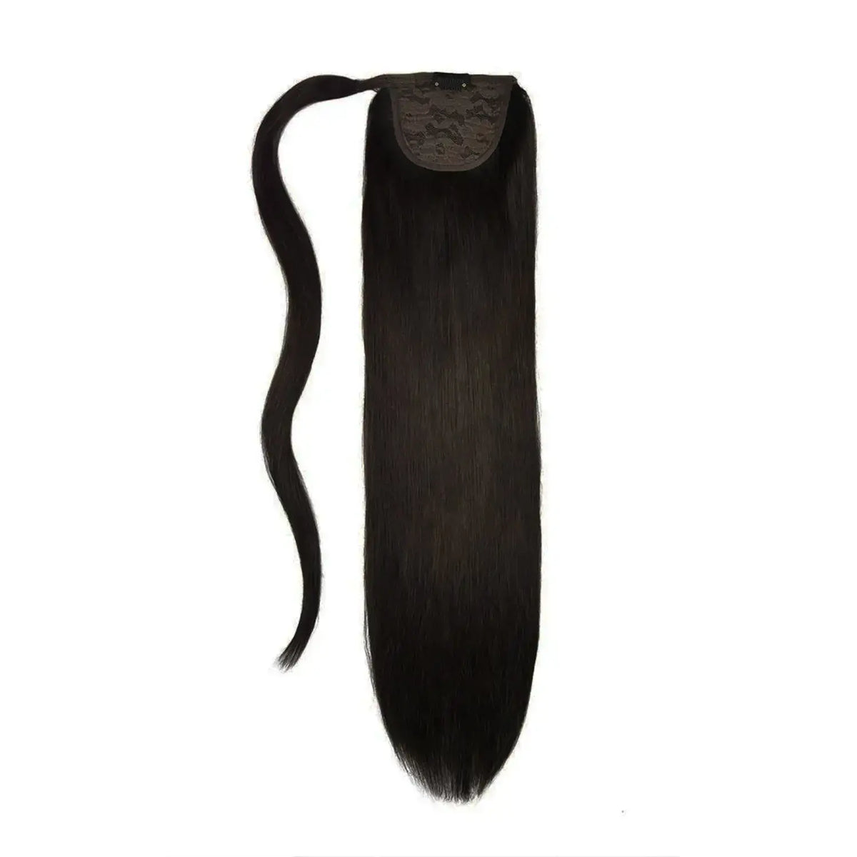 Darkest Brown (#2) Straight Up Wrap Around Ponytail Extension