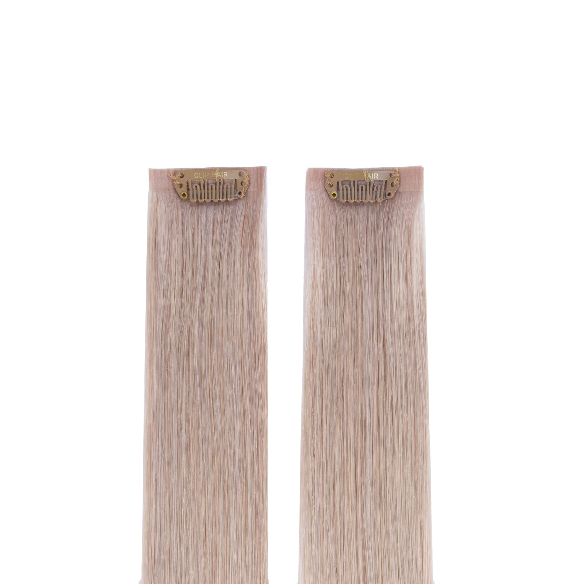 Light Ash Blonde (#22) Halo Hair Extensions Side Pieces