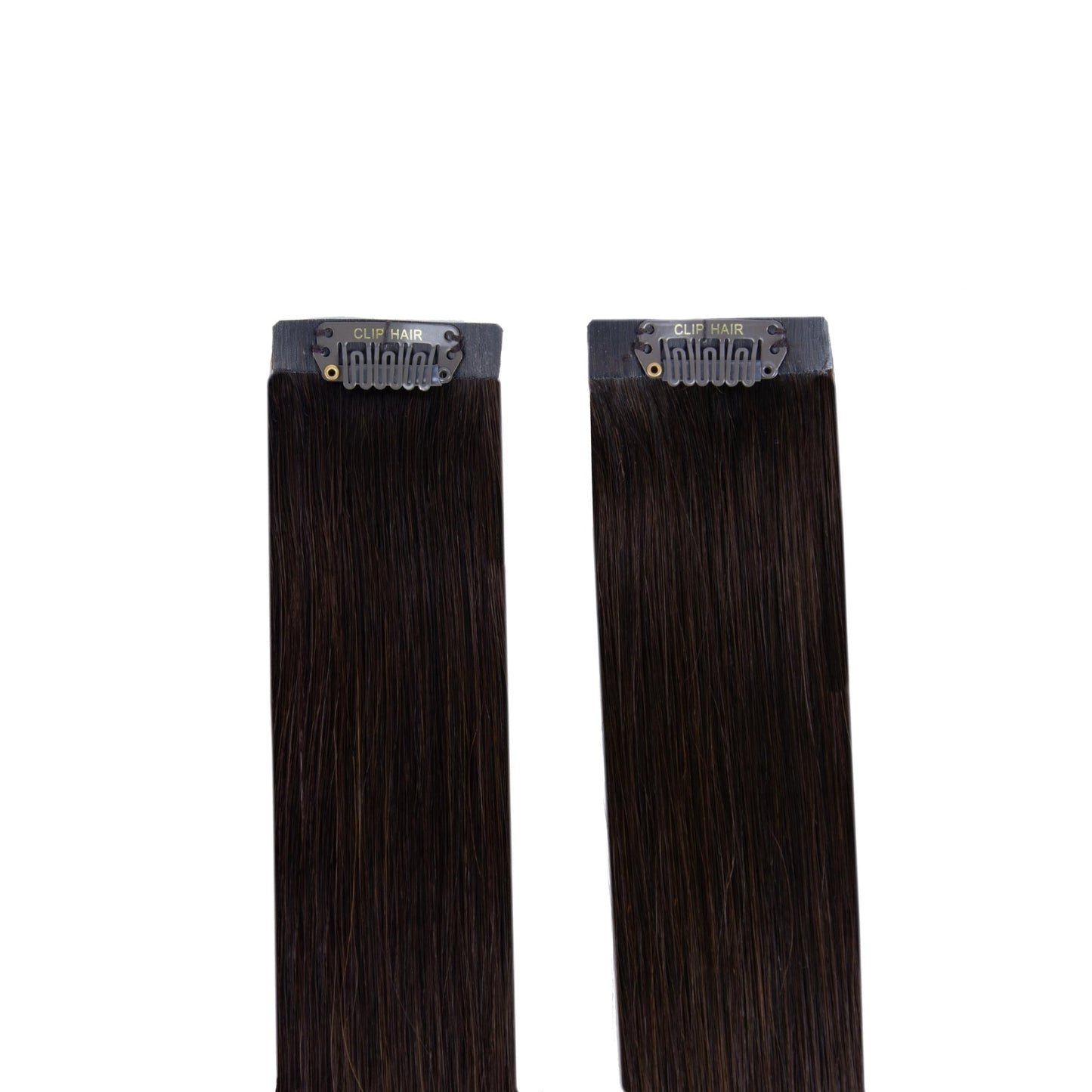 Dark Brown (#3) Halo Hair Extensions Side Pieces