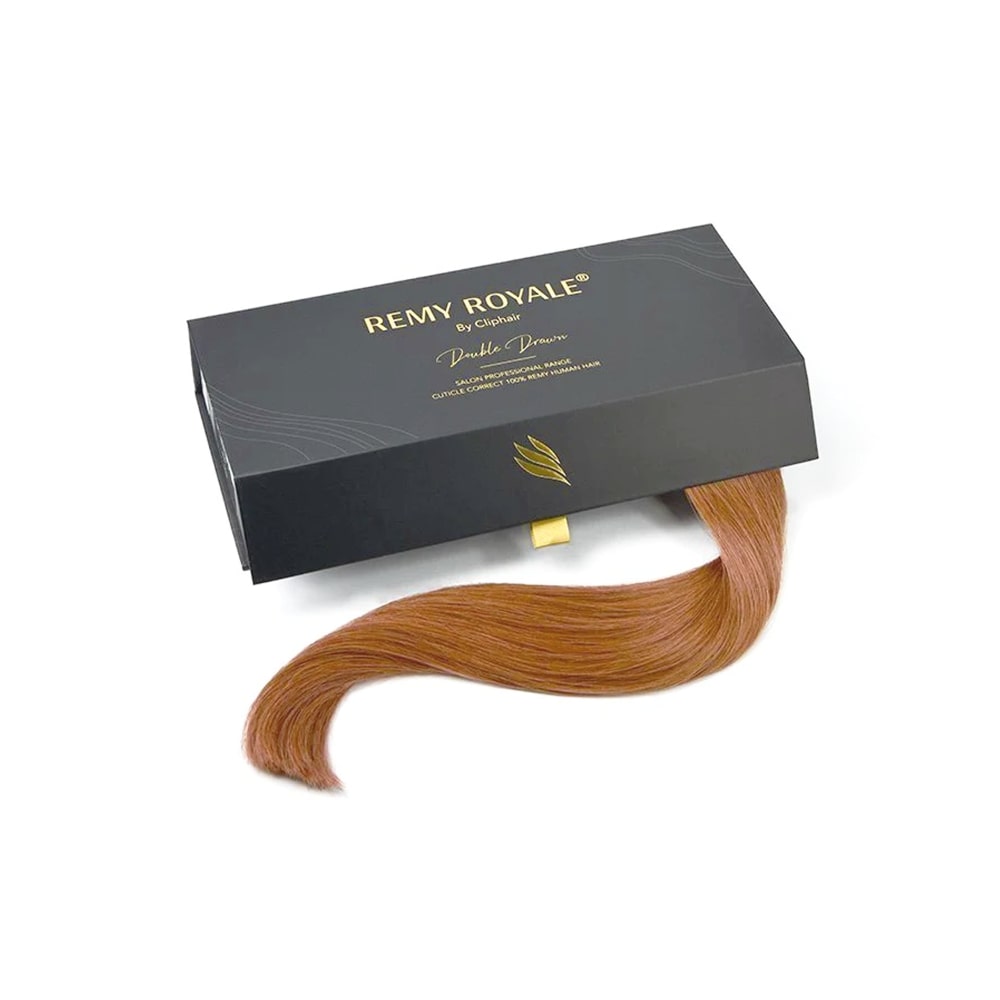 Nano Ring Hair Extensions Double Drawn - Light Auburn (#30)