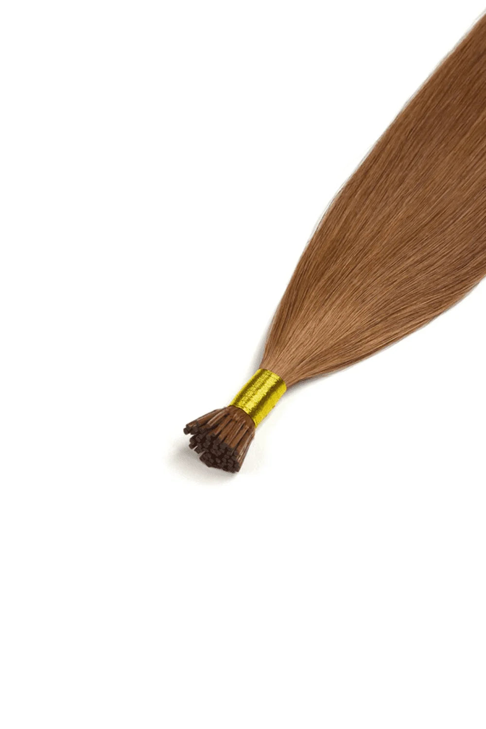 light auburn #30 remy royale i-tip hair extension