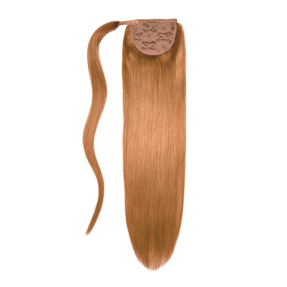 Autumn Spice (#30B) Straight Up Wrap Around Ponytail